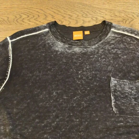 Boss Sid Pocket Long-Sleeve Crewneck T-Shirt - Picture 4 of 9